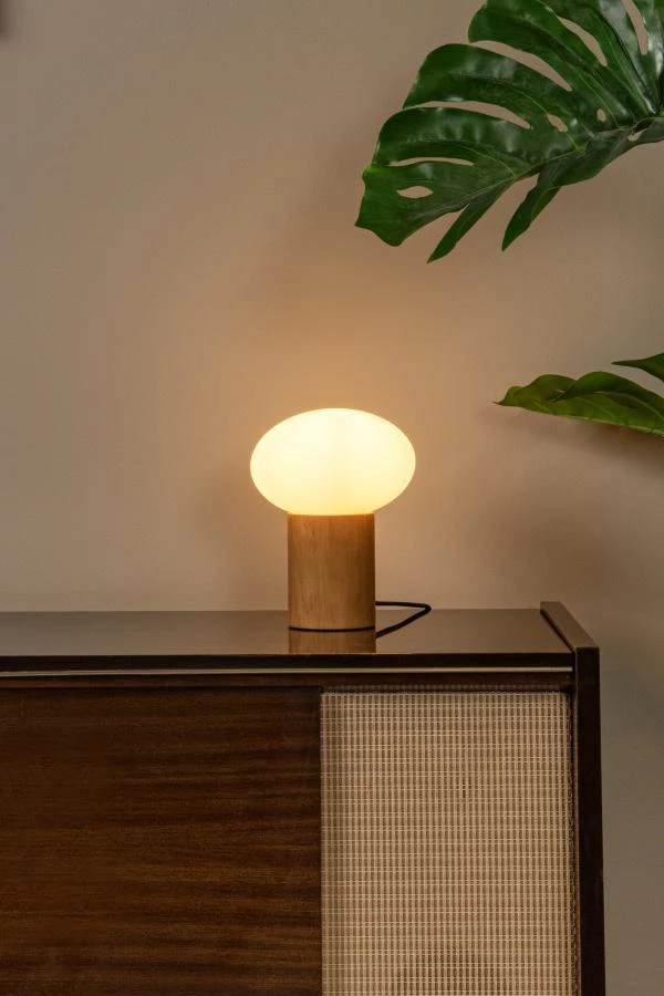 Lucide BIRTLE - Tischlampe - 1xE14 - Opal - Atmosphäre 1